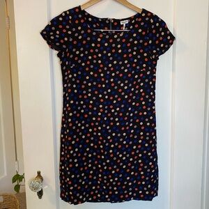 Splendid Black Dress with Colorful Polka Dots